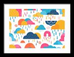 Framed Poster Geometric Minimal Art AI Poster Wall Art Framed Poster