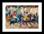 Framed Poster Impasto Oil painting AI Poster Wall Art Framed Poster