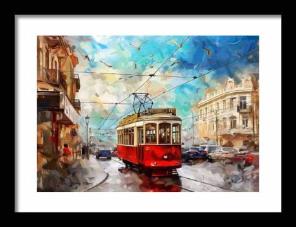 Framed Poster Impasto Oil painting AI Poster Wall Art Framed Poster