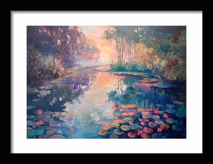 Framed Poster Impressionism Art AI Poster Wall Art Framed Poster
