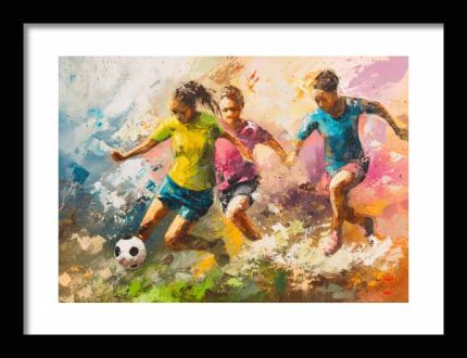 Framed Poster Impressionism Art AI Poster Wall Art Framed Poster