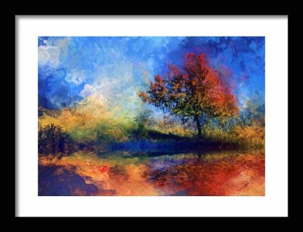 Framed Poster Impressionism Art AI Poster Wall Art Framed Poster