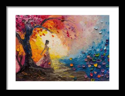 Framed Poster Impressionism Art AI Poster Wall Art Framed Poster
