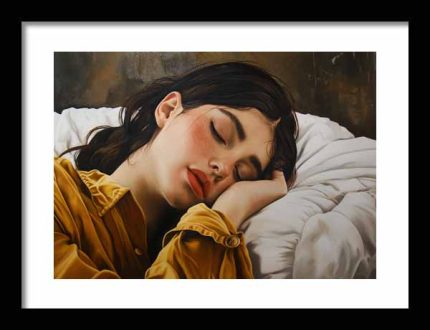 Framed Poster Lazy Women AI Poster Wall Art Framed Poster