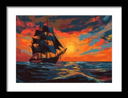 Framed Poster Pop Art AI Poster Wall Art Framed Poster