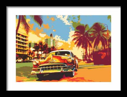 Framed Poster Pop Art AI Poster Wall Art Framed Poster