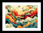 Framed Poster Twist Art AI Poster Wall Art Framed Poster