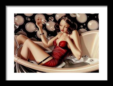 Framed Poster Vintage British Woman AI Poster Wall Art Framed Poster