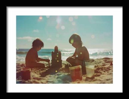 Framed Poster Vintage Photo AI Poster Wall Art Framed Poster