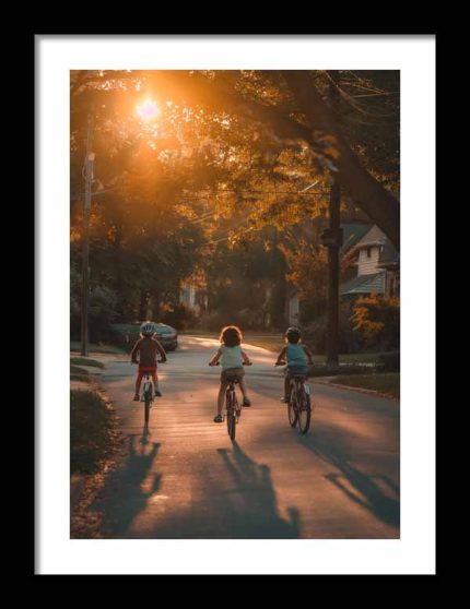 Framed Poster Vintage Photo AI Poster Wall Art Framed Poster