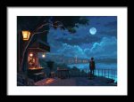 Framed Poster pixel Art AI Poster Wall Art Framed Poster