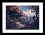 Framed Poster pixel Art AI Poster Wall Art Framed Poster