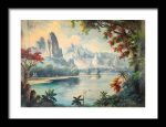 Framed Poster vintage chinese art AI Poster Wall Art Framed Poster