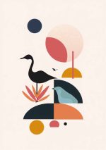 Geometric Minimal Art AI Print Wall Art Poster