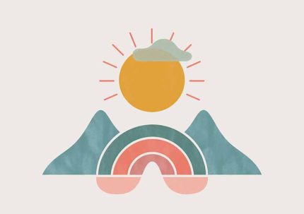 Geometric Minimal Art AI Print Wall Art Poster