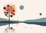 Geometric Minimal Art Wall Art Metal Aluminum Print