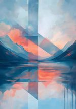 Geometric Minimal Art AI Print Wall Art Poster