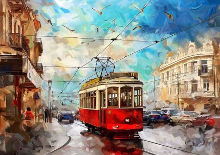 Impasto Oil painting AI Print Wall Art Poster