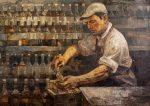 Impasto Oil painting Wall Art Metal Aluminum Print