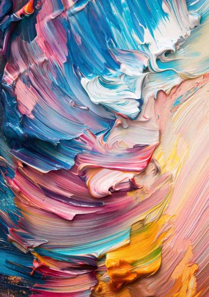Impasto Oil painting AI Print Wall Art Poster