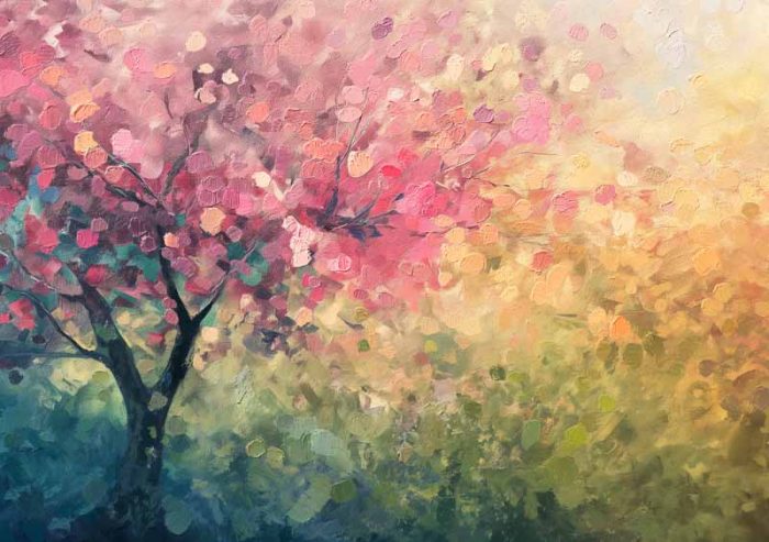 Impressionism Art Wall Art Metal Aluminum Print - Image 1