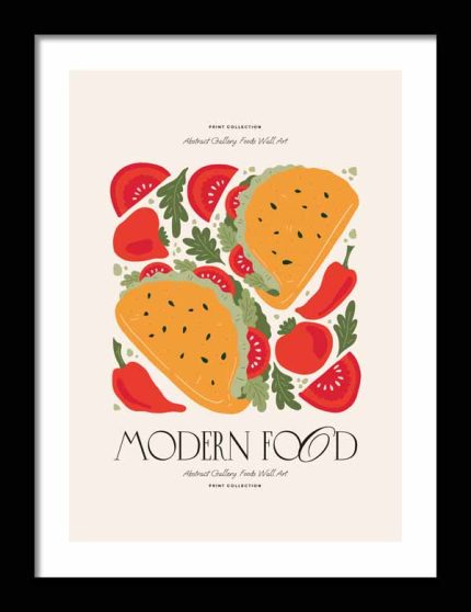 Kitchen Trendy Print Wall Art Framed Poster