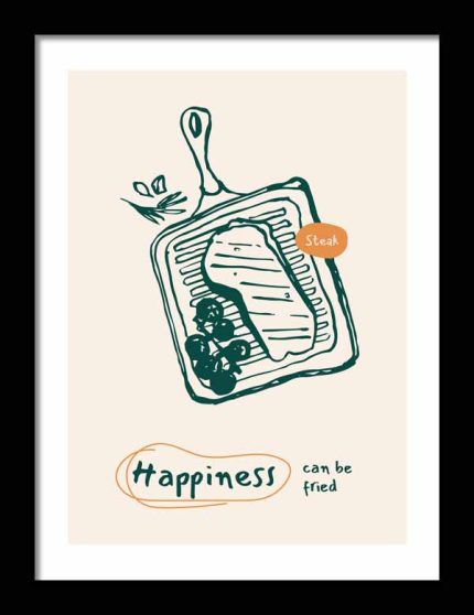 Kitchen Trendy Print Wall Art Framed Poster