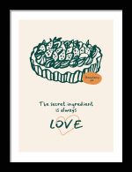 Kitchen Trendy Print Wall Art Framed Poster