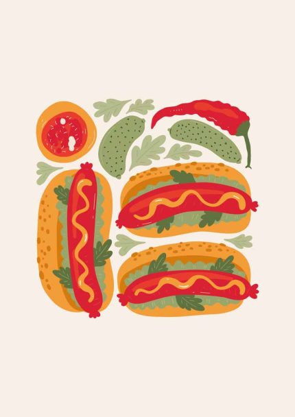  Kitchen Trendy Print Wall Art Poster