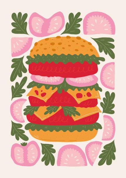  Kitchen Trendy Print Wall Art Poster