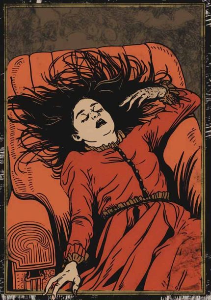 Lazy Women Wall Art Metal Aluminum Print