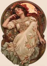 Lazy Women Wall Art Metal Aluminum Print