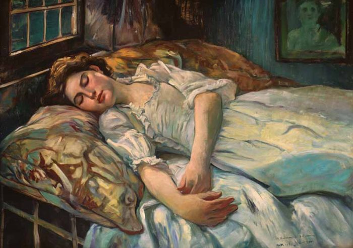 Lazy Women Wall Art Metal Aluminum Print - Image 1
