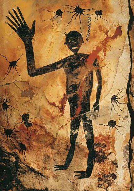 Native American Cave Art AI Print Wall Art Poster