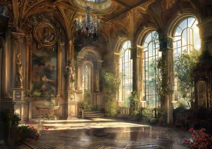 Neoclassic Art Wall Art Metal Aluminum Print