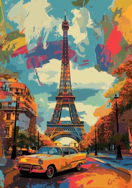 Pop Art Wall Art Metal Aluminum Print