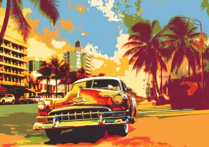 Pop Art Wall Art Metal Aluminum Print