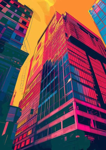 Pop Art AI Print Wall Art Poster
