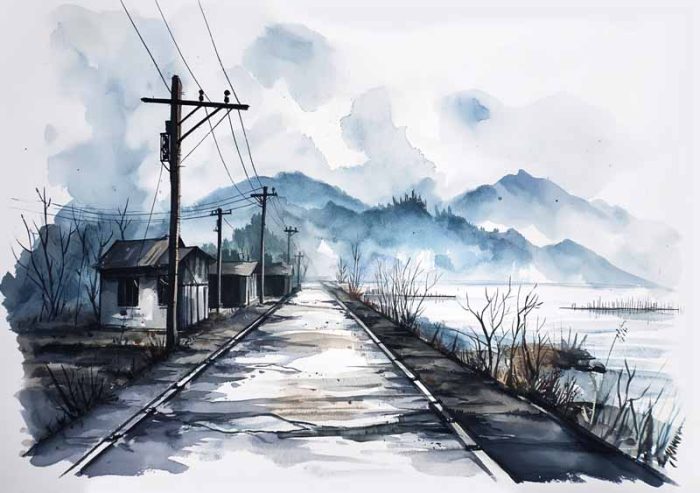 Scenery Art AI Print Wall Art Poster - Image 1