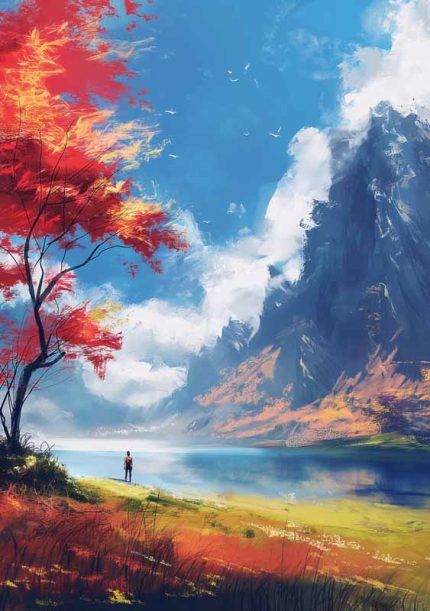 Scenery Art AI Print Wall Art Poster