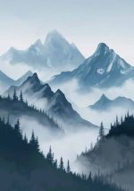 Scenery Art AI Print Wall Art Poster