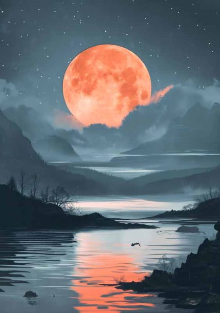 Scenery Art AI Print Wall Art Poster