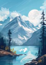 Scenery Art AI Print Wall Art Poster