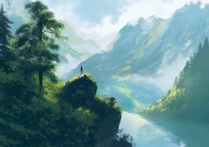 Scenery Art AI Print Wall Art Poster