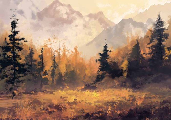 Scenery Art AI Print Wall Art Poster - Image 1