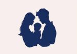 Simple Drawing navy blue AI Print Wall Art Poster