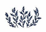 Simple Drawing navy blue AI Print Wall Art Poster