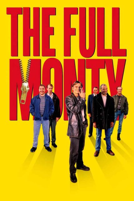The Full Monty Vintage Movie Poster, 1997, British Comedy, Strippers, Working Class, Sheffield Movie Poster Wall Art