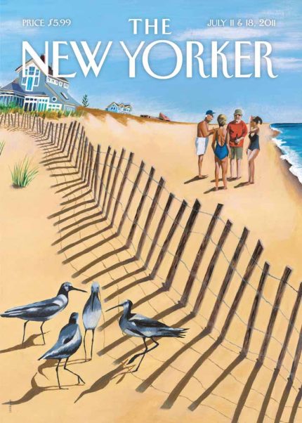 Vintage & Modern New Yorker Cover Print Wall Art Poster