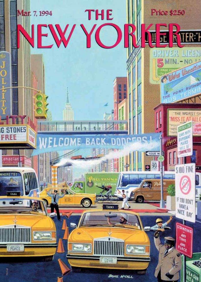 Vintage & Modern New Yorker Cover Print Wall Art Poster - Image 1